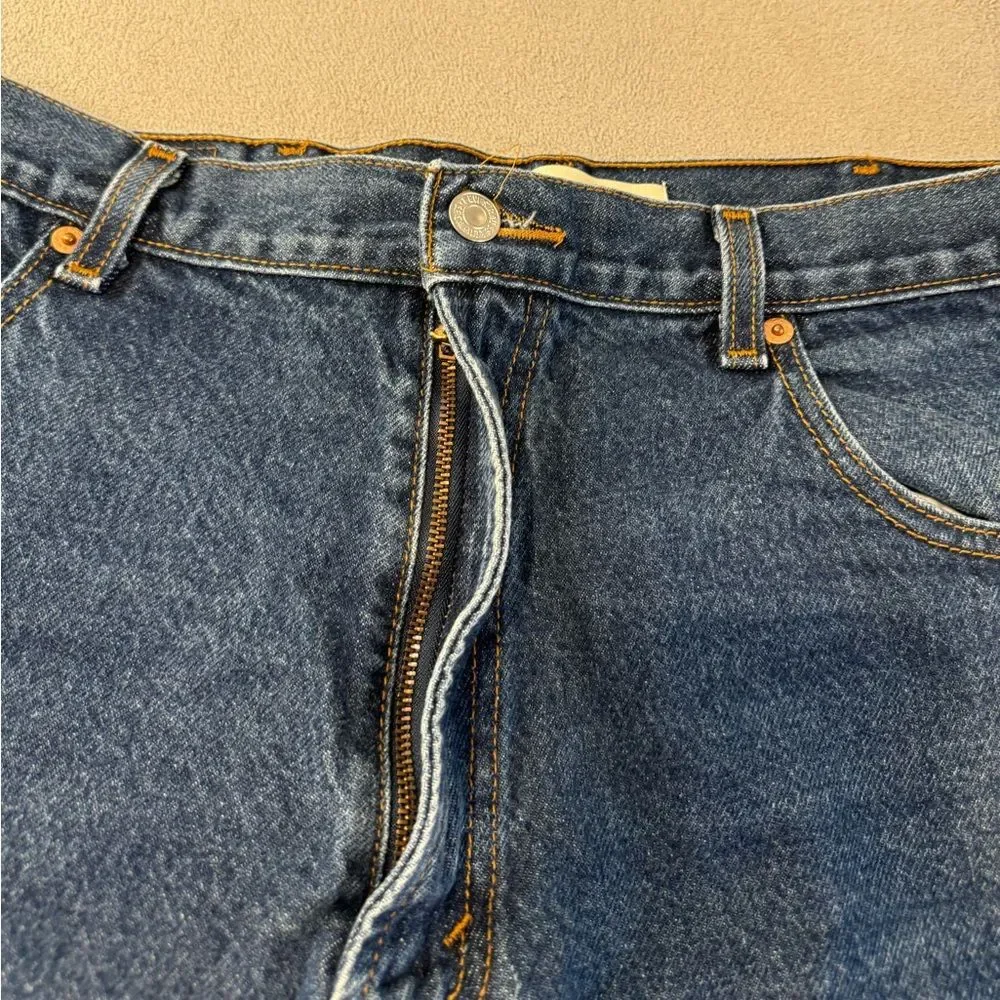 Levi's 517 Jeans Mens Size 38x27 Black Denim Classic Casual 90s Style Bootcut